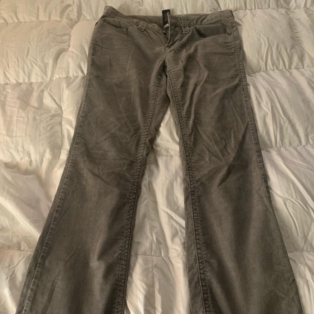 Gray corduroy London Jean size 8 long